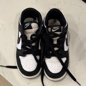Nike Kids Black and White Sneakers